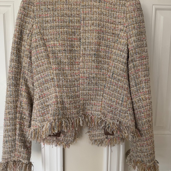 McGinn Tweed fringe and pearl chain jacket - Picture 5 of 5